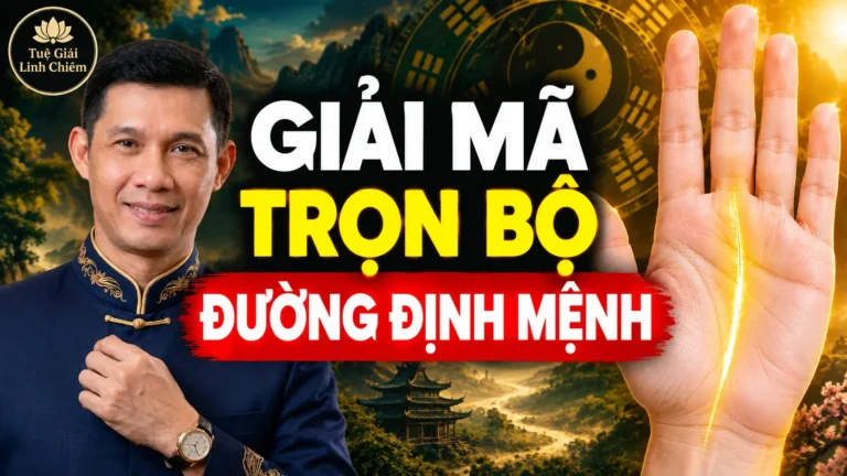 Giải mã Đường Định Mệnh trong chỉ tay