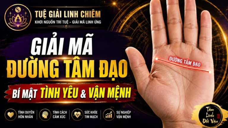 Giải mã đường Tâm đạo trong tướng pháp chỉ tay