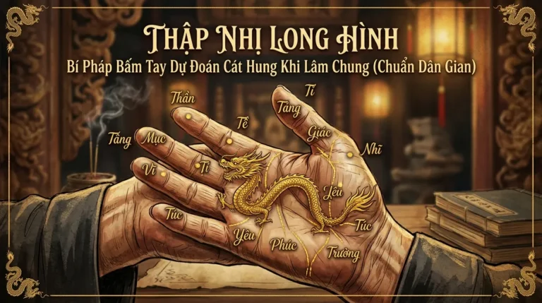 Thập Nhị Long Hình - Bí pháp bấm tay dự đoán cát hung khi lâm chung