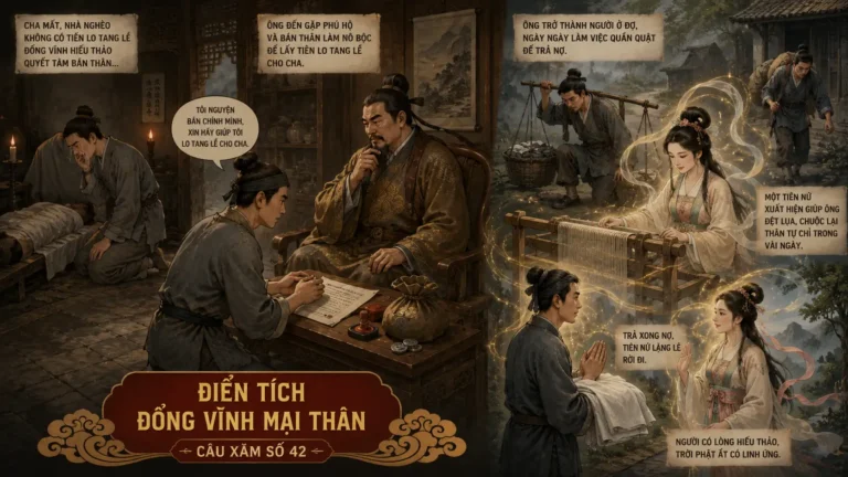 Giải xăm Quan Thánh số 42: Đổng Vĩnh Mại Thân