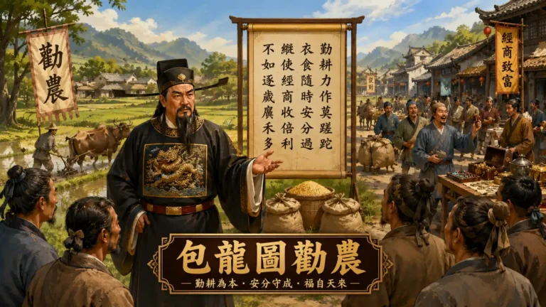 Giải xăm Quan Thánh số 55: Bao Long Đồ Khuyến Nông