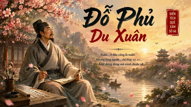 Giải xăm Quan Thánh số 66: Đỗ Phủ Du Xuân
