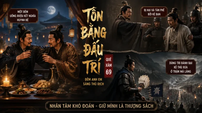 Giải xăm Quan Thánh số 69: Tôn Bàng Đấu Trí