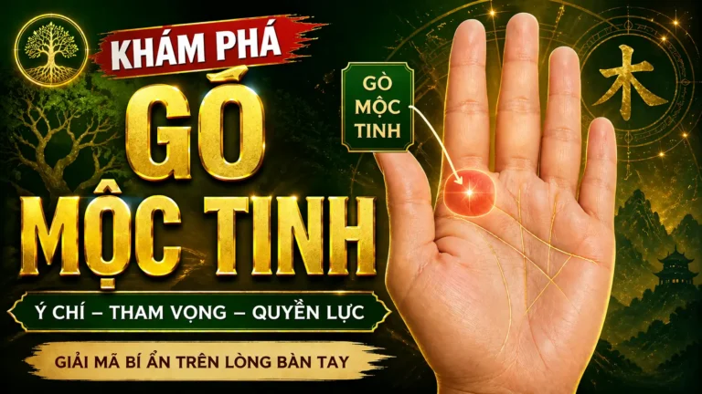 Giải mã gò Mộc Tinh trong lòng bàn tay