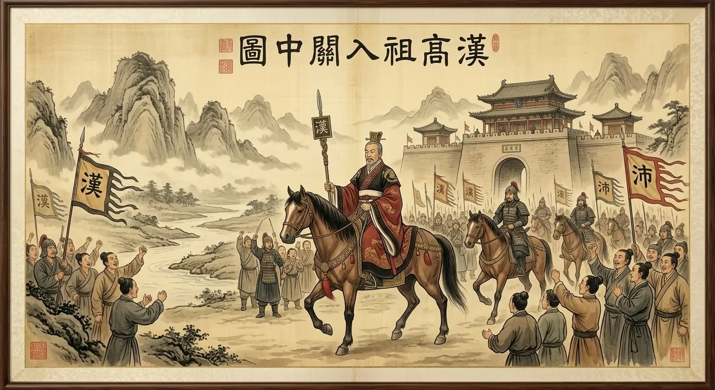 Giải xăm Quan Thánh Đế Quân số 1 Giải xăm Quan Thánh số 1 - Hán Cao Tổ Nhập Quan