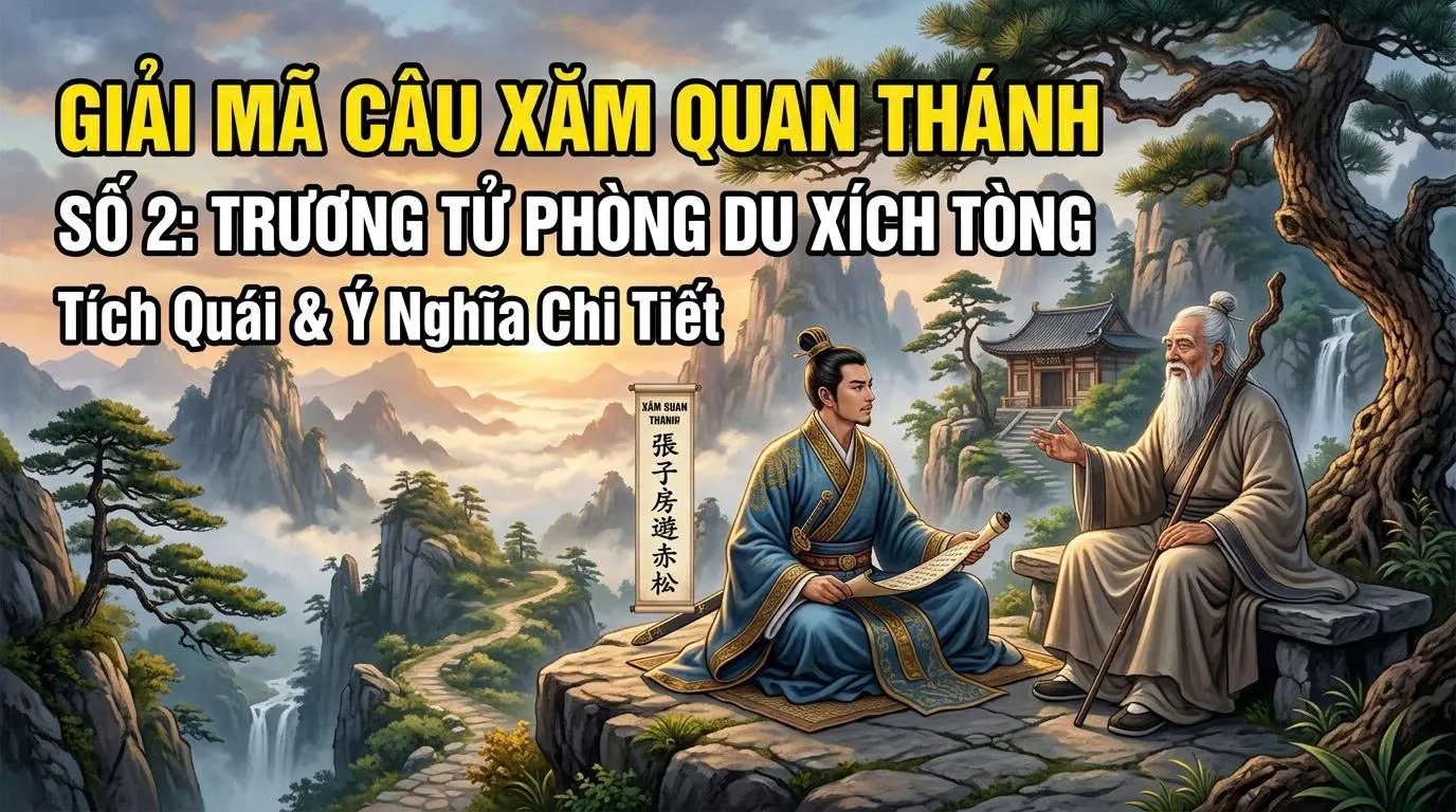Xăm Quan Thánh Số 2: Trương Tử Phòng Du Xích Tòng